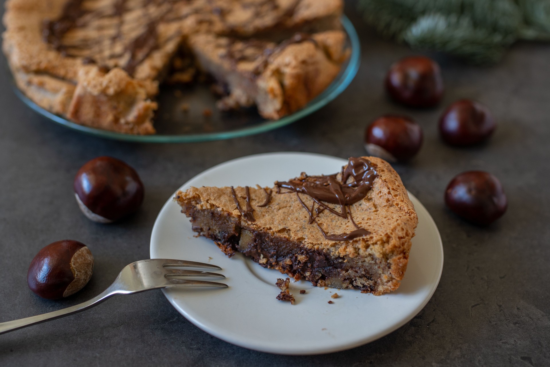 chestnut chocolate pie